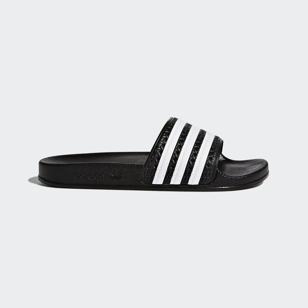 Black Adilette Slides